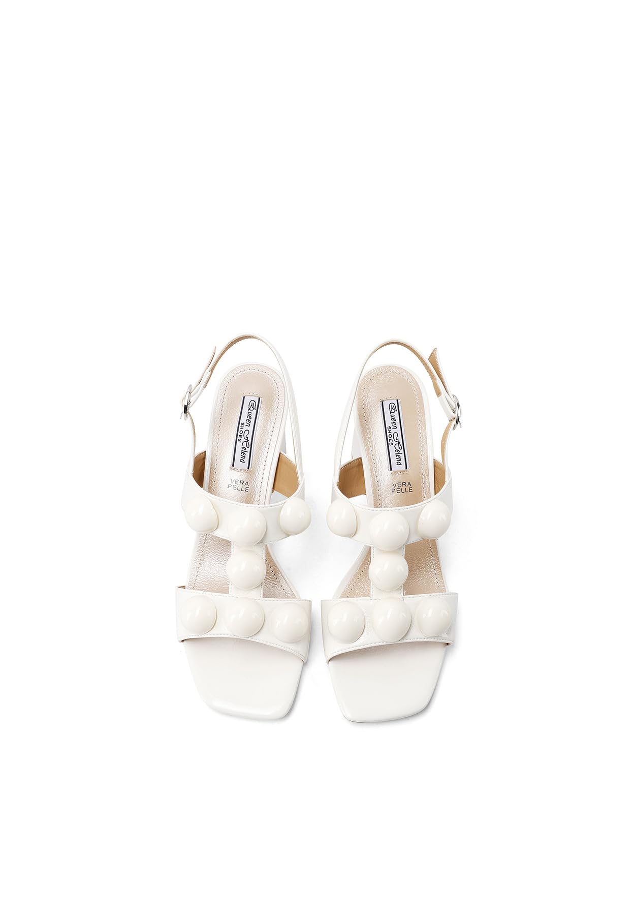 QUEEN HELENA Sandali con Tacco con Cinturino Casual Eleganti Donna ZM9964
