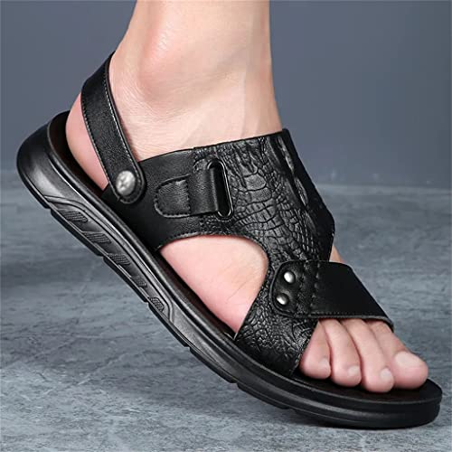 Men's Sandals Casual Beach Shoes Men's Anti-Skid Sandalias Sandals for Men Sandale(38)2