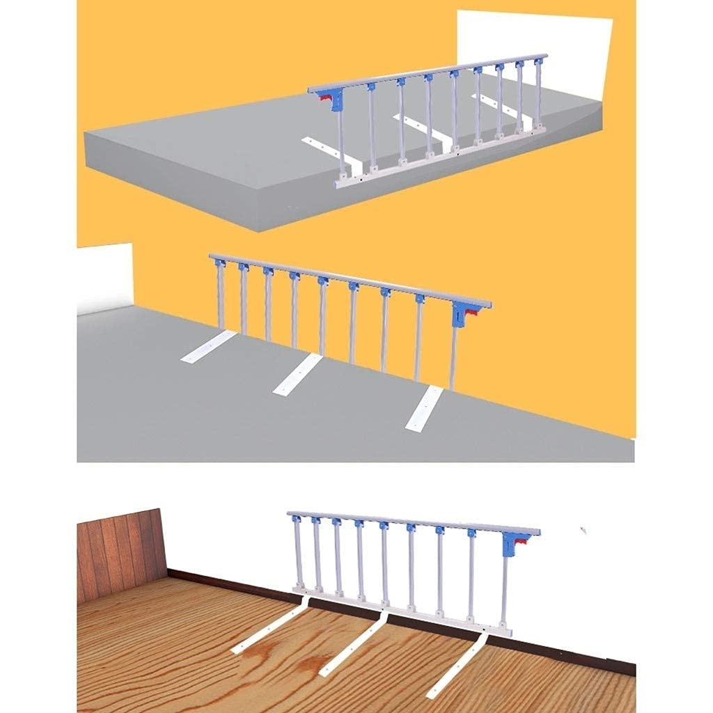 Barandilla de Cama Plegable, Protector Lateral de Seguridad portátil para Adultos Mayores, asa de Asistencia, barandilla de Cama para discapacitados, Barra de Agarre de Acero inoxi