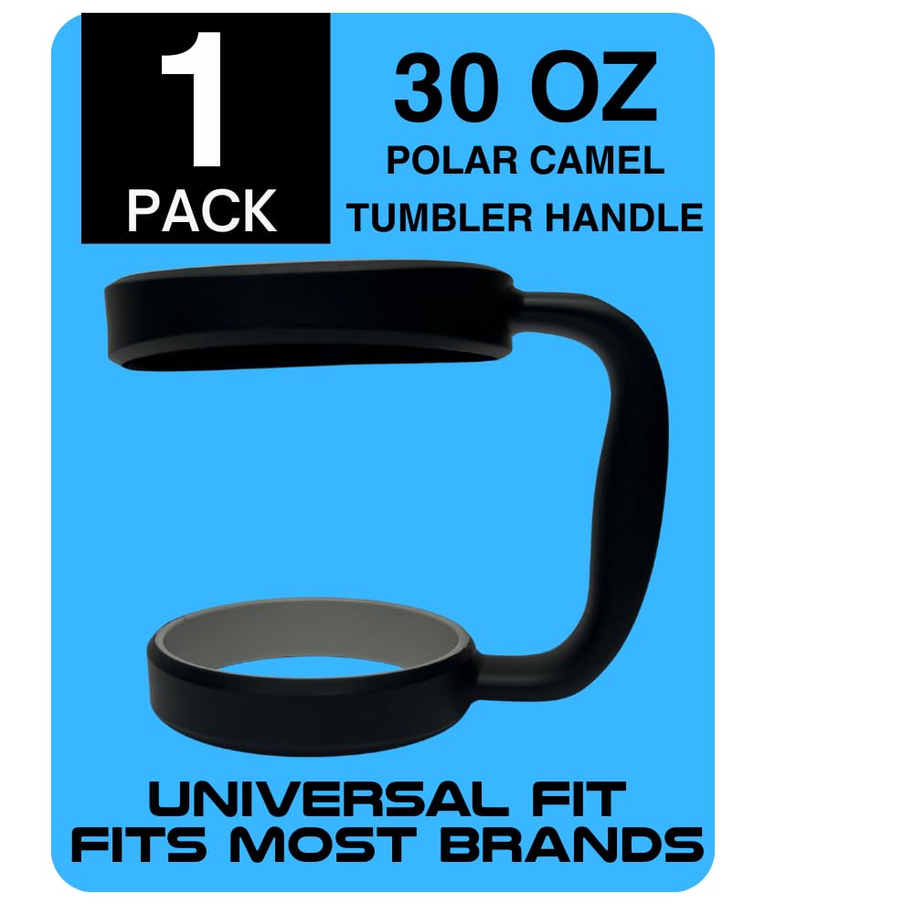 Polar Camel 30 oz Tumbler Handle – Handle for 30 oz &amp; 32 oz Tumblers – Cup Handle for Large Tumblers – Compatible with Polar Camel &amp; Similar Travel Mugs