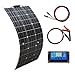 Produktbild Solarpanel-Set 100W 12V Solarmodule flexibles monokristallines Ladegerät mit 10 A Solarsteuerung für Wohnwagen, Wohnmobil, Wohnmobil, Auto und 12 V-Ladebatterien (100)