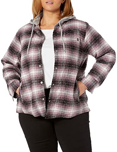 Veste chemise femme grande taille Dickies 2X veste flanelle à capuche carreaux