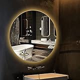 Lo specchio a parete adotta un chip PA≥90 ad alto CRI, 120 sfere di lampada per metro, potenza 9,6 W/m, sicurezza e risparmio energetico, protezione per gli occhi dalla luce soffusa, vero restauro