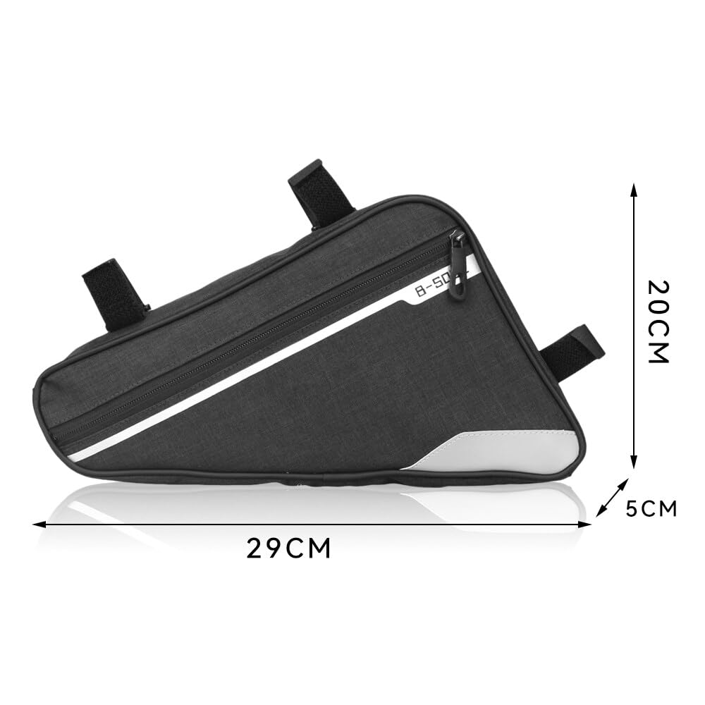 Cestino Per Bicicletta Posteriore - 27 Litri, In Plastica Intrecciata, Idrorepellente, Nero - Foto 3