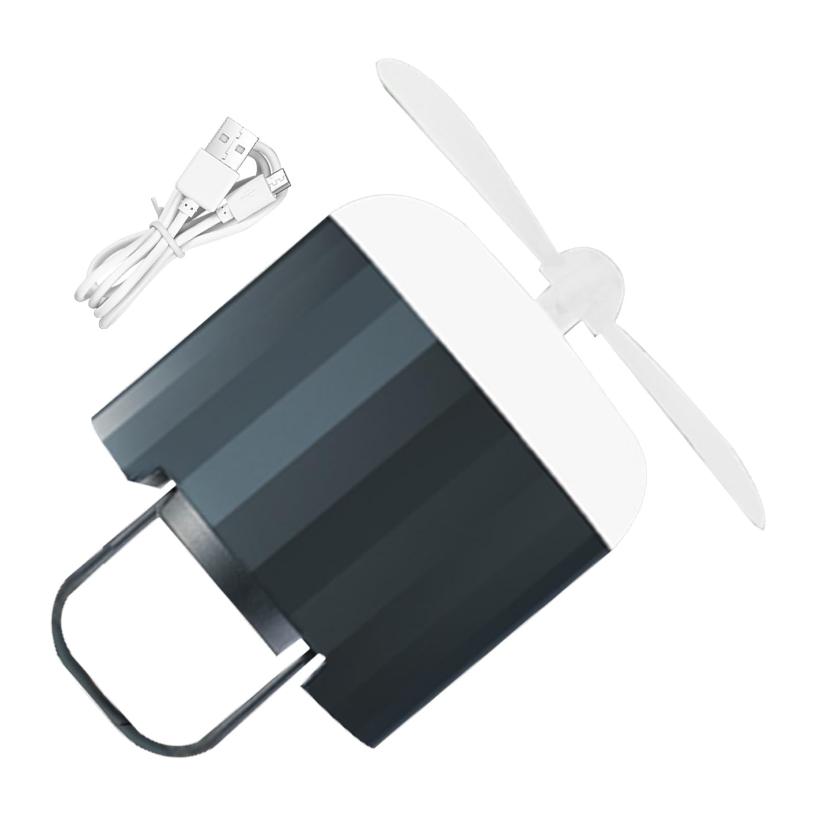 Luce per ventilatori da campeggio, luce da campeggio con fan,Ventile a soffitto a batteria portatile ricaricabile con luce a LED - Lampada da di raffreddamento a lanterna con gancio per le interruzion