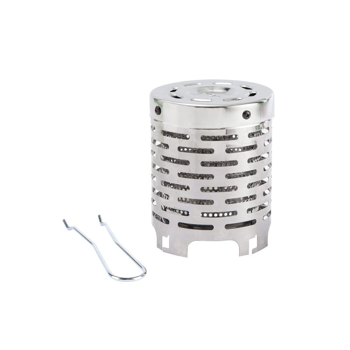 Heating attachment for camping stoves, no odour and no black smoke, heating attachment for gas stoves, ideal as tent heating and camping heater attachment for camping stoves