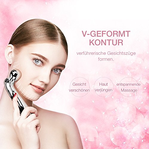 Massaggiatore 3D per il viso, con microcorrente