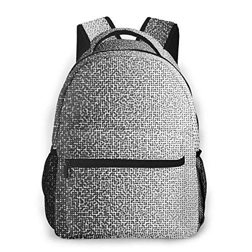 Preisvergleich Produktbild DJNGN Multifunktionsrucksack Doodle Musikinstrumente Retro Musikausrüstung Männer und Frauen Casual Style Canvas Rucksack Schultasche