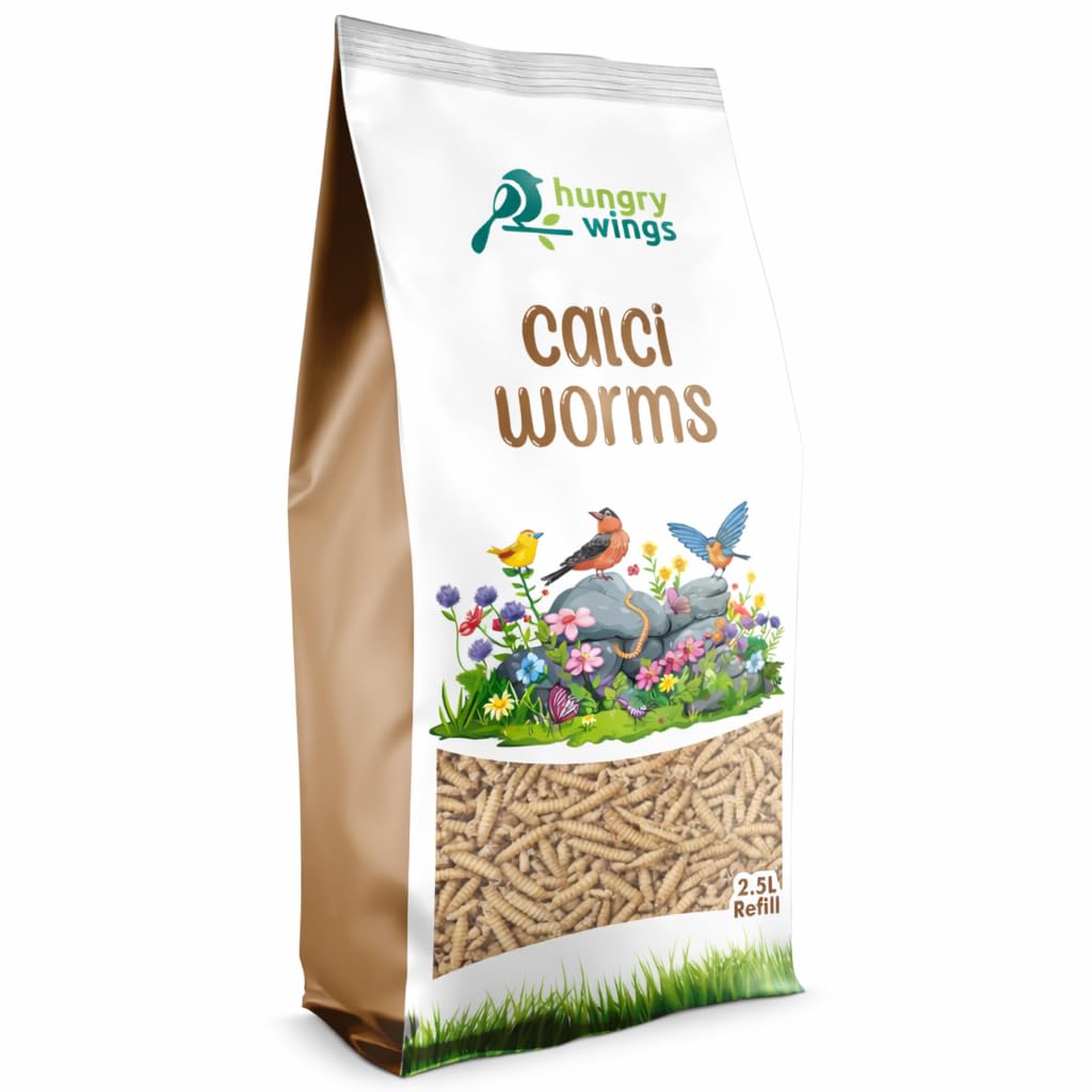 Hungry Wings Wild Bird Food 2.5L Refill Bag (Calci Worms)
