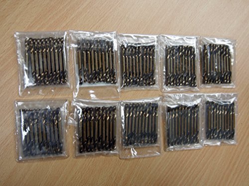 Lot of (100) 3/16" Double End Drill Bits Full Grounded