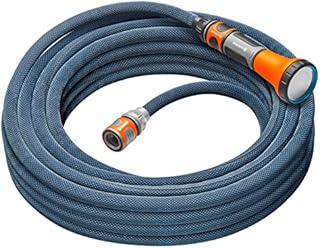 Gardena Liano Xtreme, 1/2 cala, zestaw 15 m: Wytrzymały wąż ogrodowy z materiału, do wew. kurków do wody, z wężem wewnętrznym PVC, niewielki ciężar, odporność na czynniki atmosferyczne