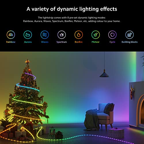 Xiaomi Smart Lightstrip (2M/6.6Ft), Compatible With Alexa, Google Assistant, Apple Homekit Home App thumb #3