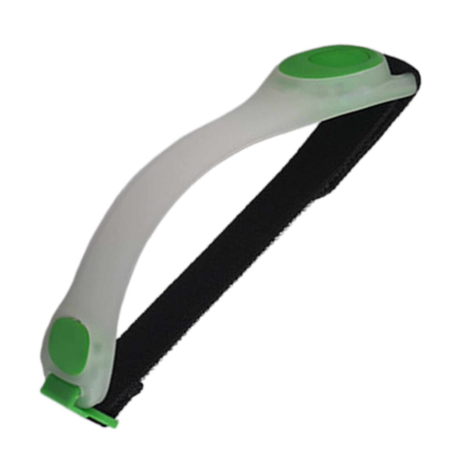2 Piezas Brazalete LED Pulsera Reflectante Deportiva Correa Ajustable Silicona Resistente Modos Intermitente Y Fijo Recargable Adecuada para Correr Ci