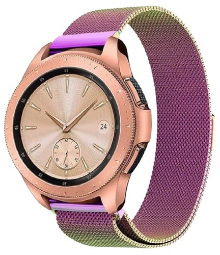 Image of FOLX FMC76 22MM Quick Release Watch Straps Compatible With Noise Caliber / ColorFit Ultra / Ultra 2 / Pro 3 Assist / Buzz / Core / Nav / Nav+, GTR (47mm) / GTR 2E, One Plus (46mm), Samsung Galaxy Watch 3 45mm / Galaxy 46mm / Gear S3 Frontier, Realme S / S Pro / 2 / 2 Pro / 3 / 3 Pro, Watch GT 3 /GT 2 46mm, Honor Magic Watch 2 (46mm) With Lugs / Pins【 👉 Only Watch Bands ⌚ Watch NOT Included 】 (MULTICOLOR, 22MM)