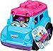 Mega Bloks First Builders Tina Tour Bus with Big Building Blocks, Building Toys for Toddlers (6 Pieces)