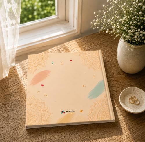 Image of Personalized Rakhi Theme Photo Album (8x8 Inches) - 24 Pages - Hard Cover Customized Photobook - Rakshabandhan Gift for your Brother and Sister