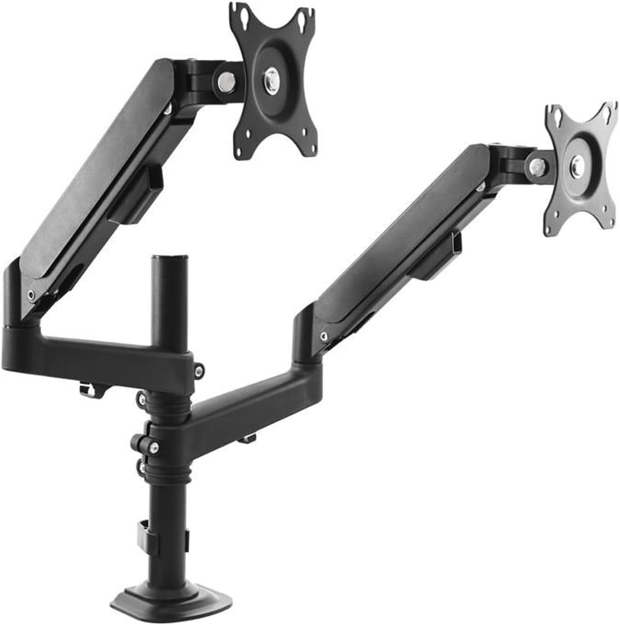Dual-Screen Monitor Computer Stand Rotating Lifting Column Double-arm Gas Spring