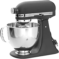 Vista 112 de KitchenAid KSM150PSAC Artisan Series - Batidora de pie con capacidad de 5 cuartos o 4.7 litros, incluye escudo vertedor Azul hielo