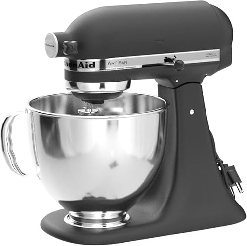 Miniatura 112 de KitchenAid KSM150PSAC Artisan Series - Batidora de pie con capacidad de 5 cuartos o 4.7 litros, incluye escudo vertedor Azul hielo