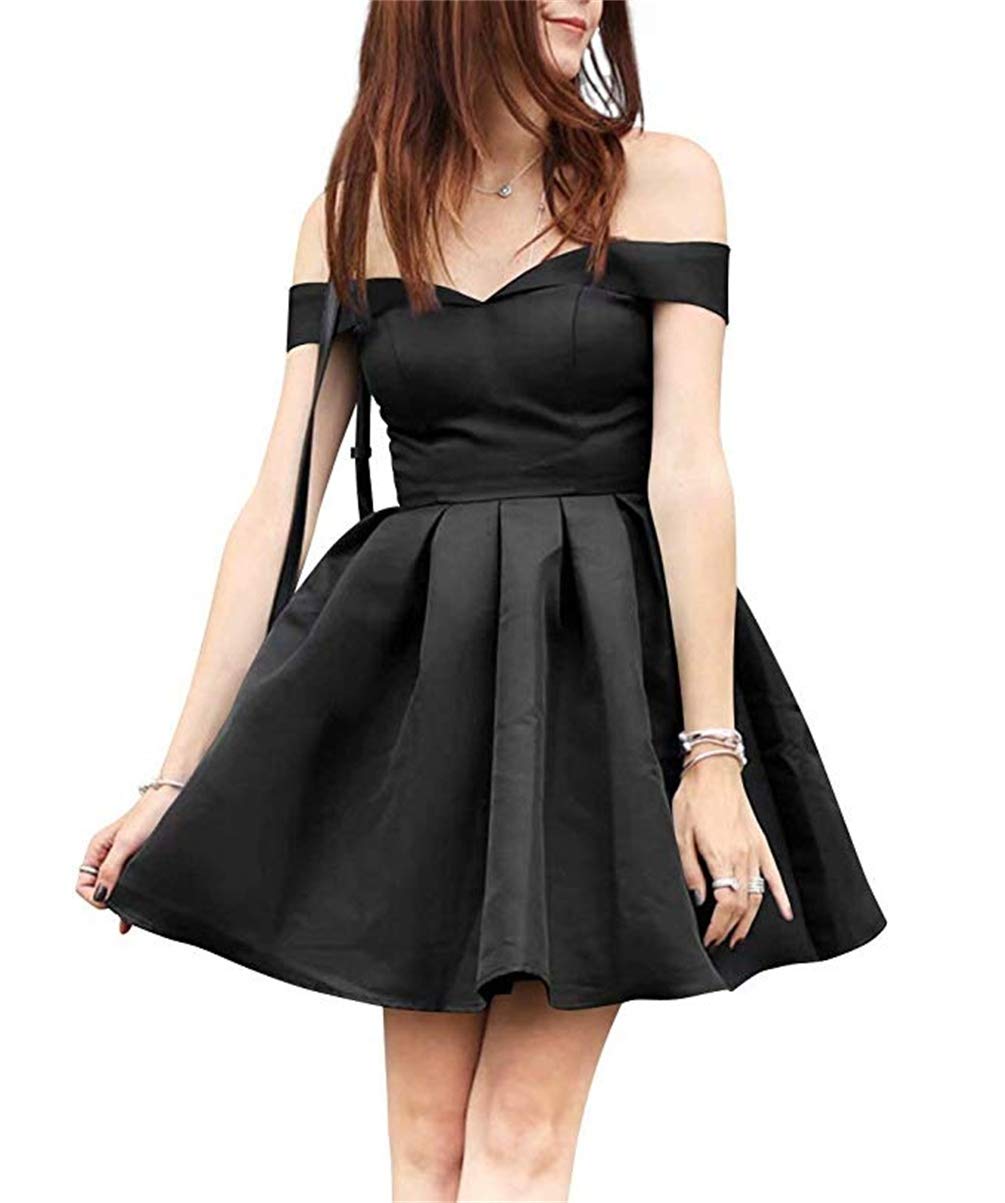 Poofy Black Dress â The Dress Shop