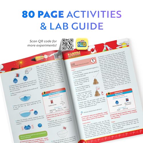 Playz 7560_KABOOM Mega Kaboom! 150+ Explosive Science Experiments Kit For Kids Age 8-12 With 75 App & Video Guided Experiments - Chemistry Set Stem & Educational Toys & Gifts thumb #4