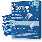 Step 1 Nicotine Patches, 21mg, 60 Count – 24-Hour Stop Smoking Aid, Nicotine Replacement Therapy for Heavy Smokers, 2-Month Starter Supply
