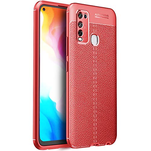 vivo Y30 Case, vivo Y30 Leather Case, Soft Case Anti-Slip TPU Cover for vivo Y30