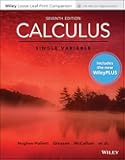 Calculus: Single Variable, WileyPLUS Registration Card + Loose-leaf Print Companion
