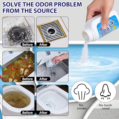 Powerful Pipe Dredging Agent,Pipeline Dredging Agent,Powerful Quick Cleaning Drain,Kitchen Sink Drains and Pipe Cleaner,for Kitchen Bathroom Toilet - Image 6