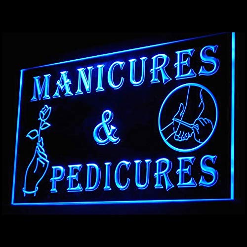 160055 Manicures Pedicures Nail Care Leg Perfect Skin Display LED Light Neon Sign