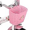 JOYSTAR Little Daisy 14 Pouces vélo Enfant pour Les Filles de 3 à 5 Ans,Vélo Gilrs avec Roues stabilisatrices, siège de poupée et paniers. Blanc #3