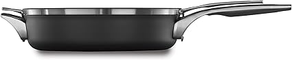 Calphalon Premier Space-Saving Nonstick Cookware Set, 8-Piece, Stackable, Hard-Anodized Aluminum