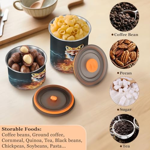 Envase para café y alimentos de acero inoxidable 500 ml miniatura 5