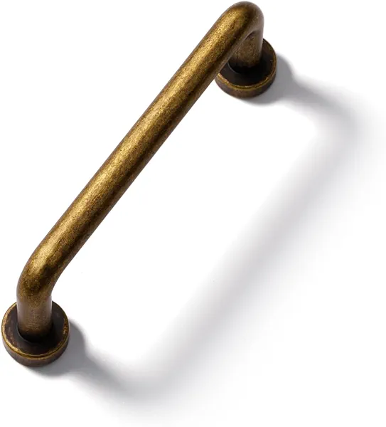 JIASENBAO 20 Pack Antique Brass Cabinet Bar Pulls 3" Hole Center Classic Vintage Retro Drawer Handles Kitchen Cupboard Bathroom Dresser Cabinet Hardware