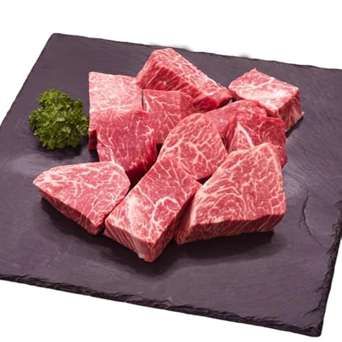 [訳あり] A4,5等級 博多和牛ヒレサイコロステーキ 600g[久田精肉店]