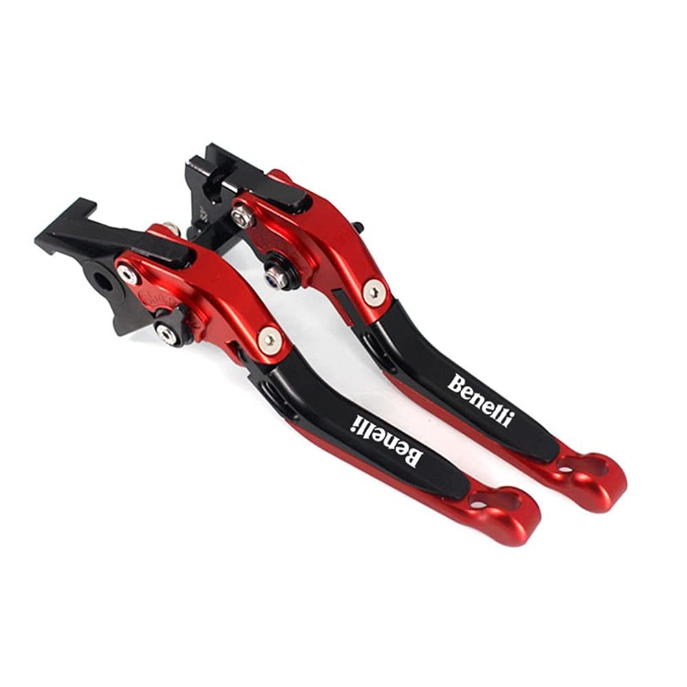 Leve frizione del freno moto, 1 paia CNC Alluminio 6 Position Pieghevole regolabile Pieghevole ACCESSORI ACCESSORI A MOTOGLICE Leve maniglia per Benelli BJ 500 300 302 BN 600i BN302 300 899 600 TNT300