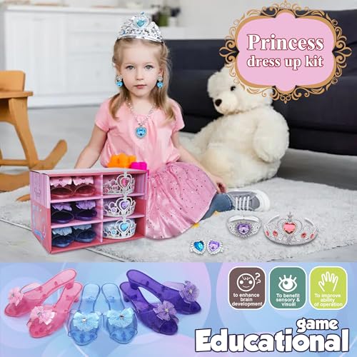 Disfraz de princesa para niñas con accesorios miniatura 6