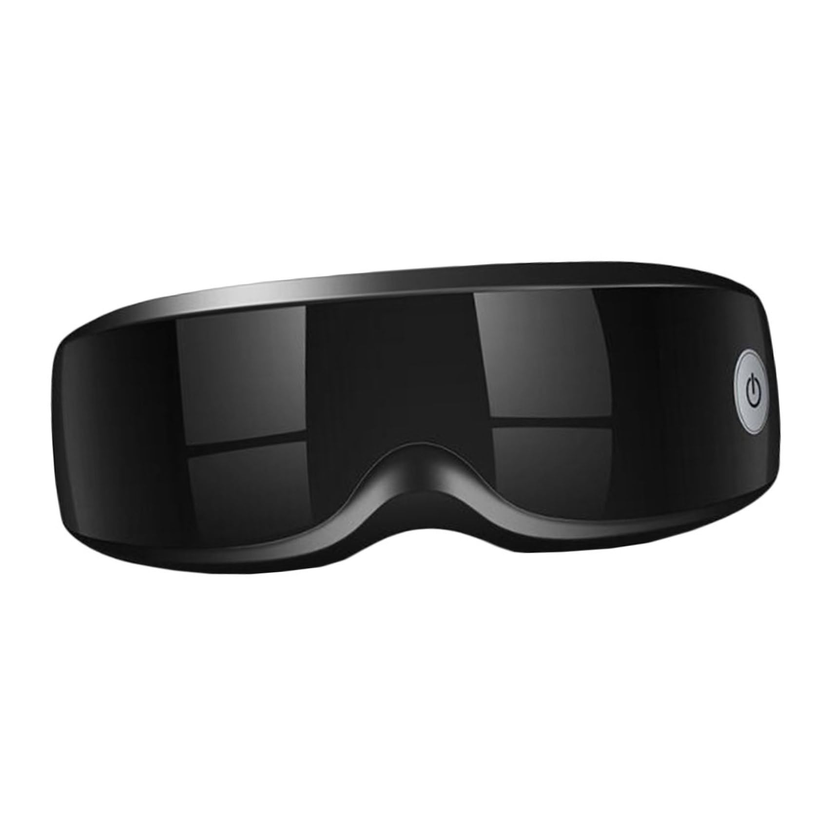 Masajeador de Ojos Recargable 200mah de Silicona Negro | USB de Carga, Banda Elástica Ajustable, Componentes Magnéticos y Electrónicos