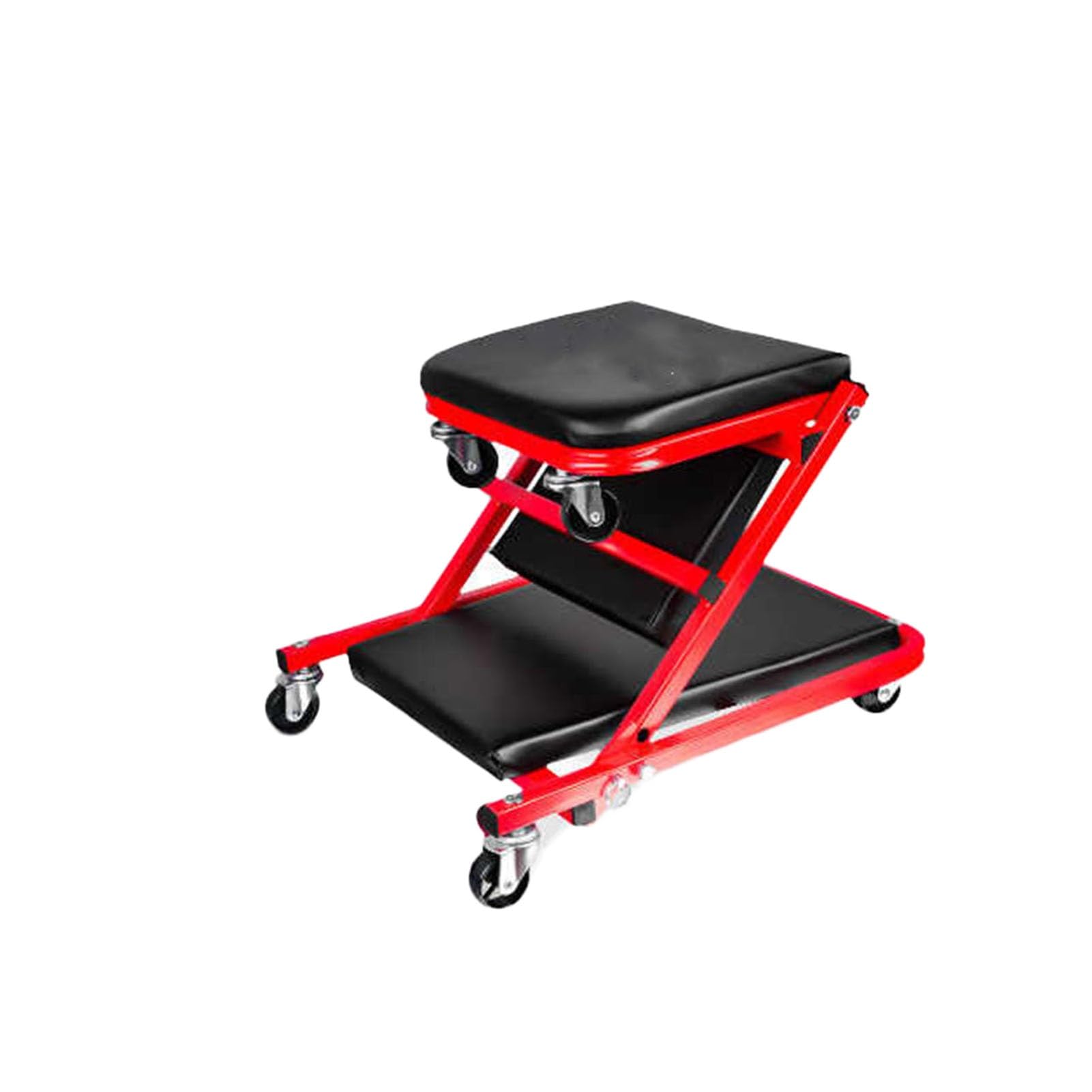 Genérico Camilla Mecánica 2 En 1, Soporta 136 Kg, Asiento Plegable con Ruedas Universales, Ideal For Taller Mecánico.