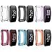 [6 Pack] Protector Case for Fitbit Inspire & Inspire HR, Multi-Colors Clear Soft Flexible TPU Protective Case Ultra-Thin Bumper Shell for Fitbit Inspire/Inspire HR Smartwatch