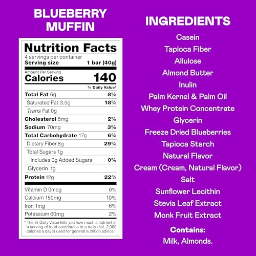 image for MAGIC SPOON Treats I High Protein Bars I Low Carb I Keto Friendly I 1g