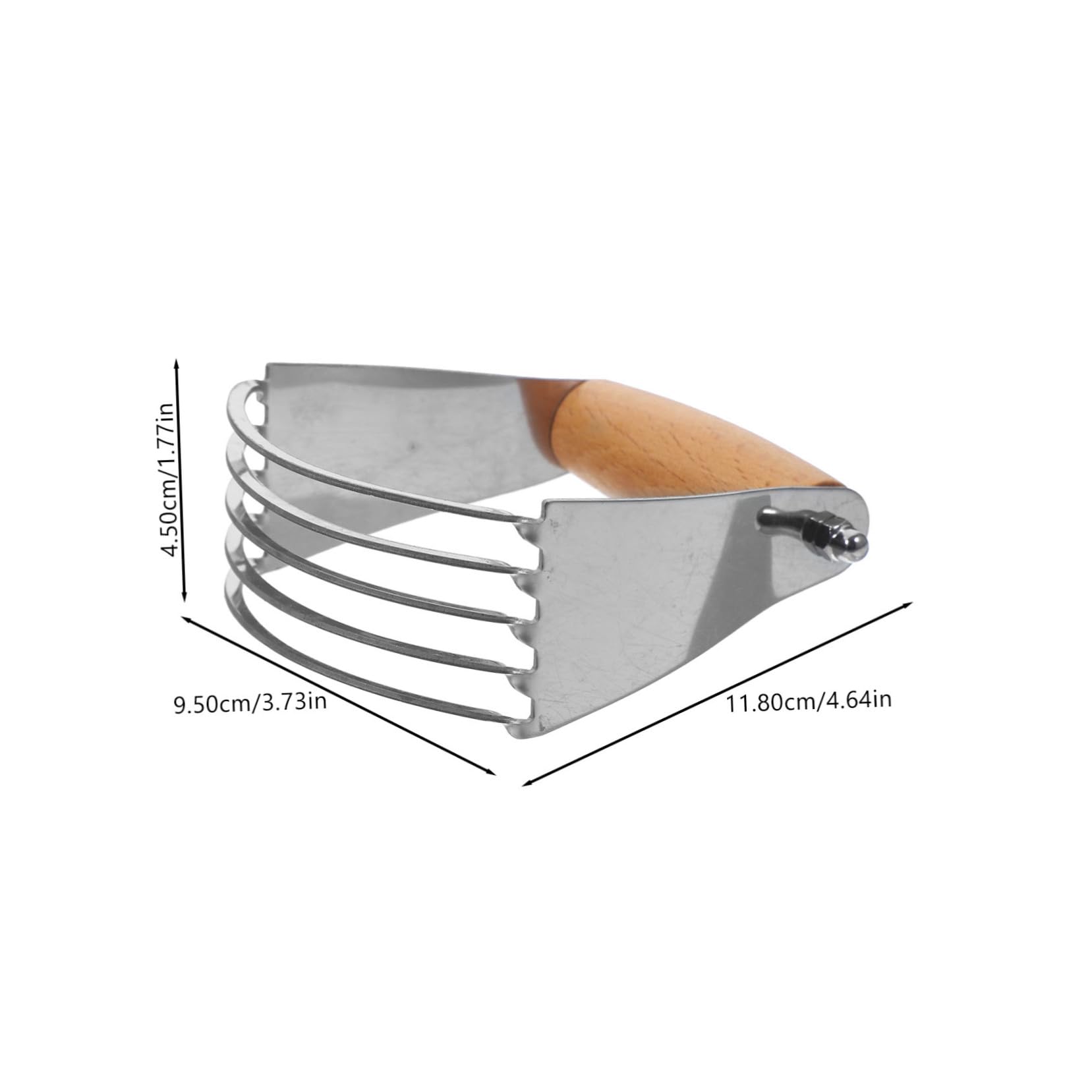 PLAFOPE Stainless Steel Pastry Blender Baking Scraper Dough Cutter Flour Mixer Kitchen Baking Tool