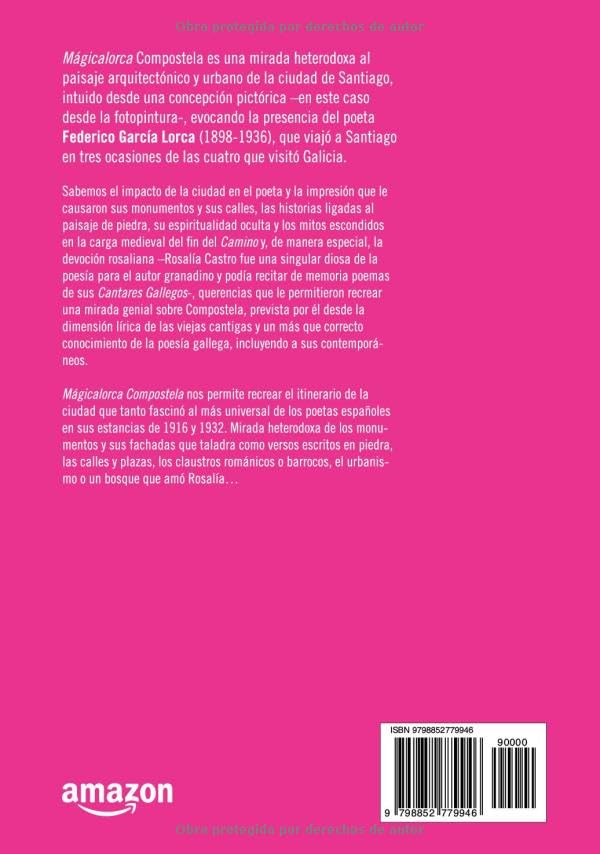 Mágicalorca Compostela beau livre sur Lorca cadeau idéal pour pèlerin passionné