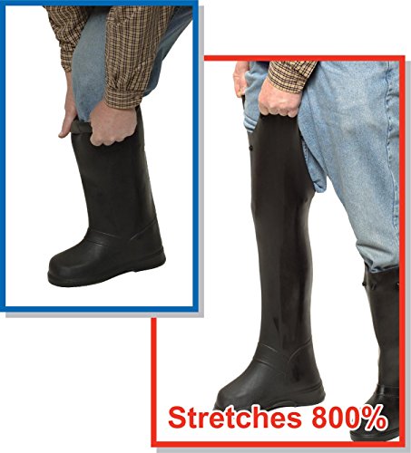 TREDS 13855 Super Tough 6" Stretch Rubber Pull-On Overshoes, Large/X-Large (One Pair)2