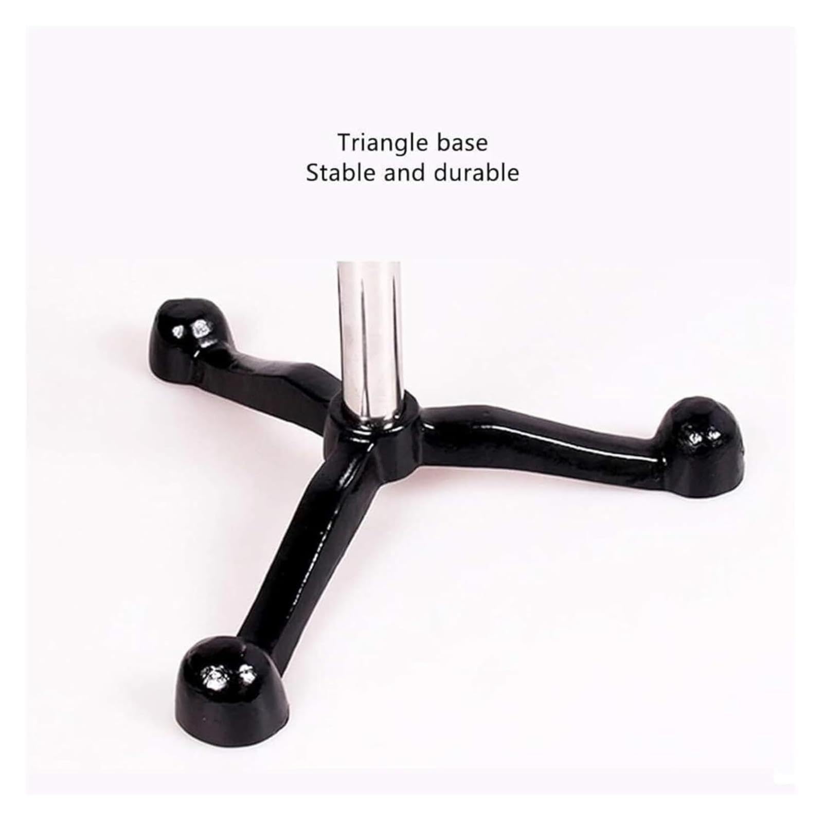 Support réglable for poteau porte-sérum en acier inoxydable stable