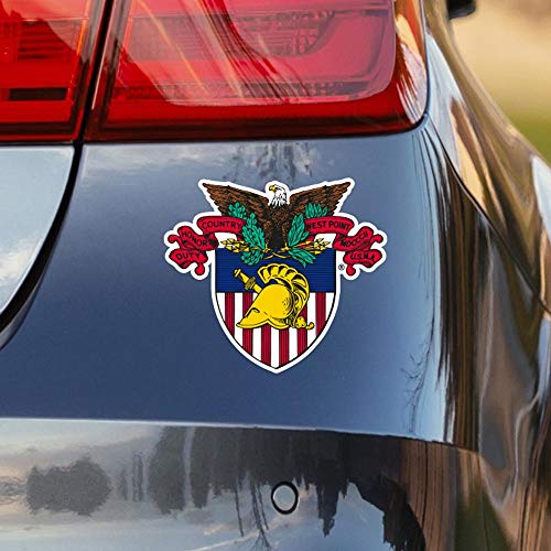 Image of Collegiate NCAA Car Decal Made from Premium Weatherproof Vinyl (West Point Vintage Shield)