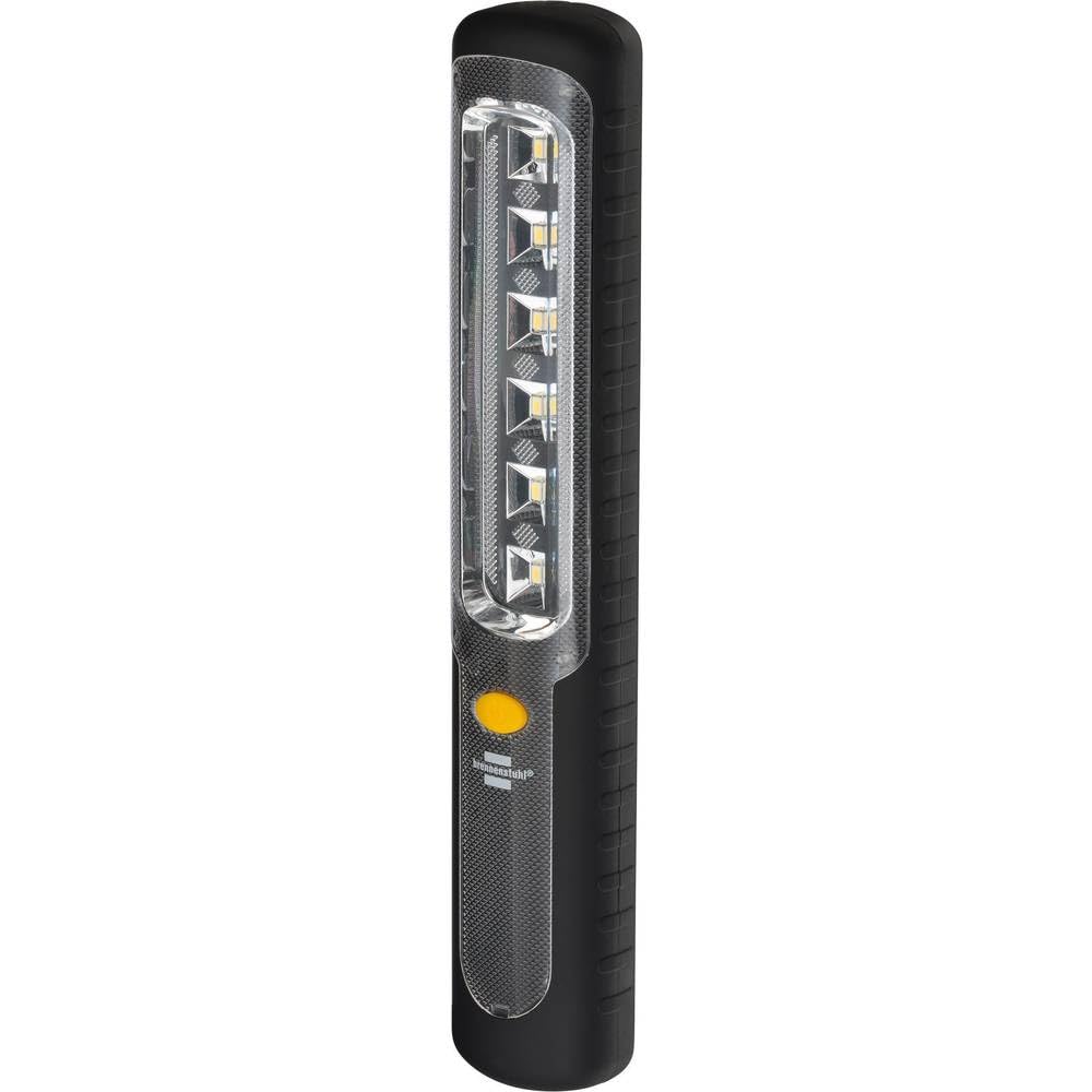 Brennenstuhl Lampe torche LED HL 300 AD rechargeable/Lampe de poche avec fonction recharge rapide grâce à la dynamo (300lm, lampe de travail avec autonomie jusqu'à 9h, crochet et aimant intégrés)