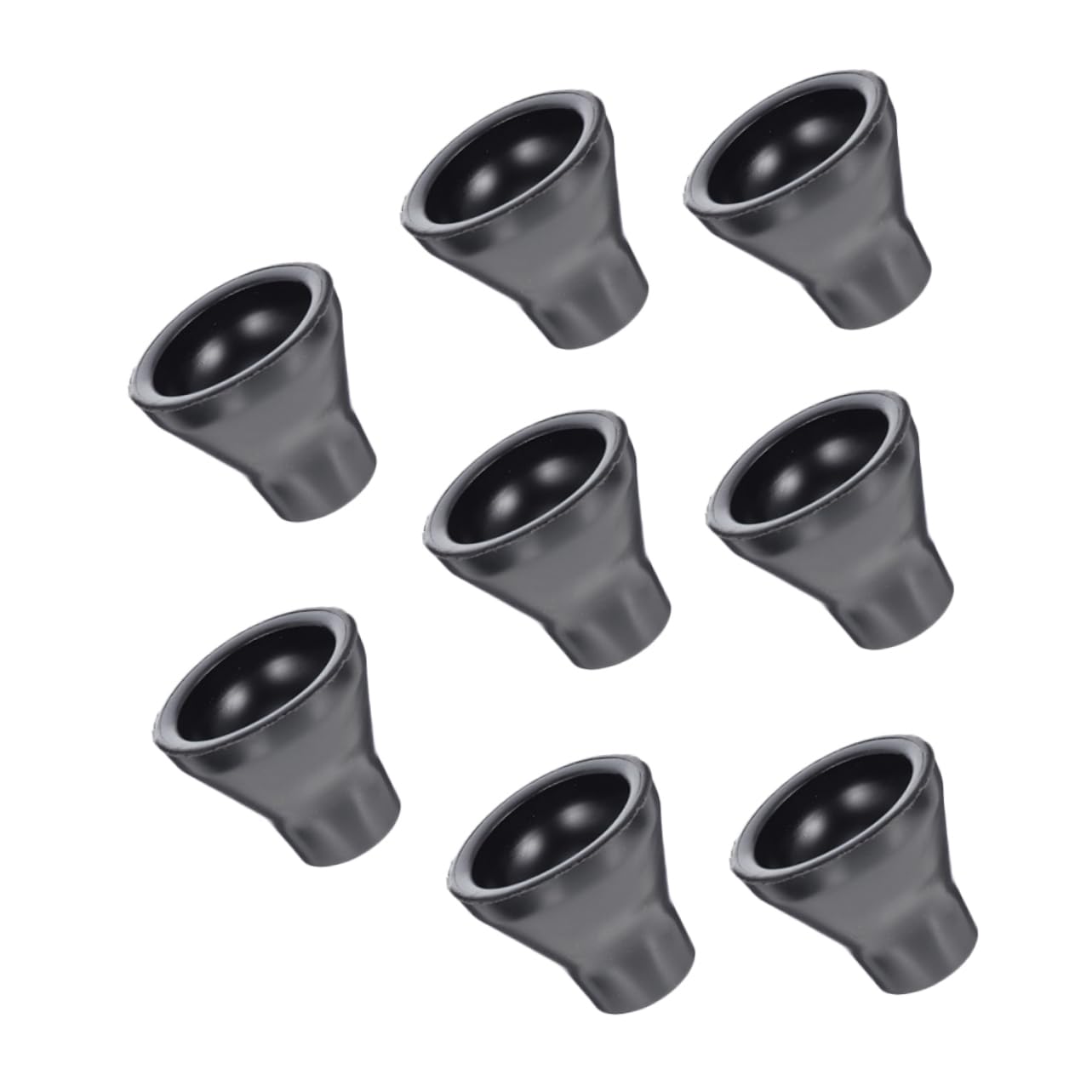 LAPYAPPE 8pcs Golf Retriever Cups Lightweight Rubber Picker Tool for Retrieval Fits Putter Grips for Standing Use and Convenient Carrying