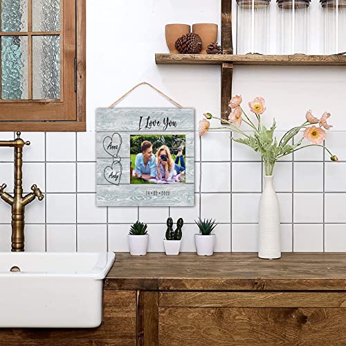 Cadeau d'intérieur : panneau de maison en bois rustique premium de 30,5 cm - 6