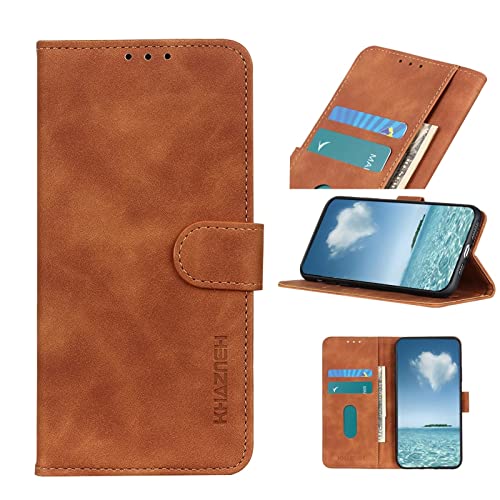 Coque Nokia XR21 rigide contre les rayures avec revêtement marron rétro